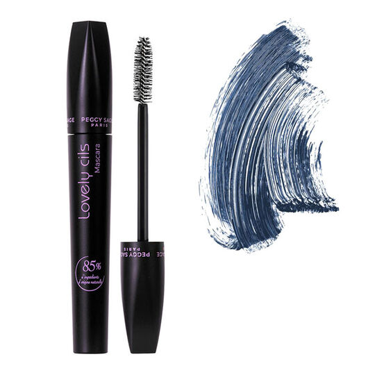 Mascara illusion faux cils Lovely cils bleu nuit, à l'huile de ricin