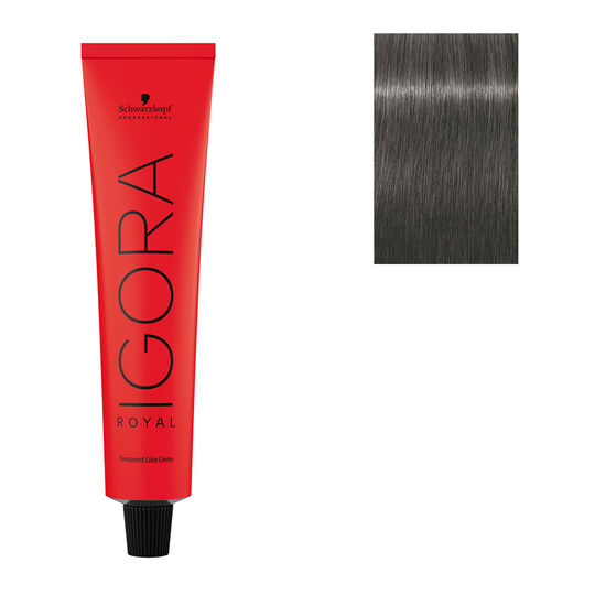 Coloration permanente Igora Royal 6-12 blond foncé cendré irisé