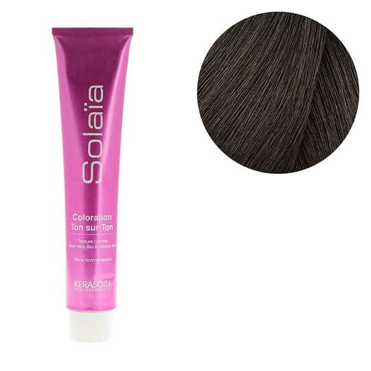 Coloration ton sur ton Sola&iuml;a 6.1 blond fonc&eacute; cendr&eacute;