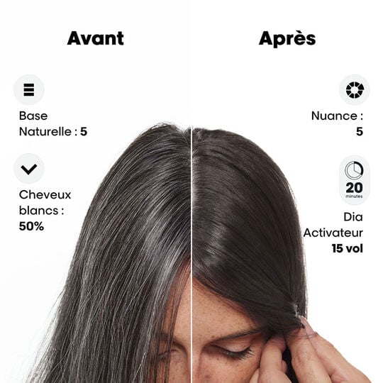 Coloration ton sur ton Dia Color 9.82 blond tr&egrave;s clair moka iris&eacute;