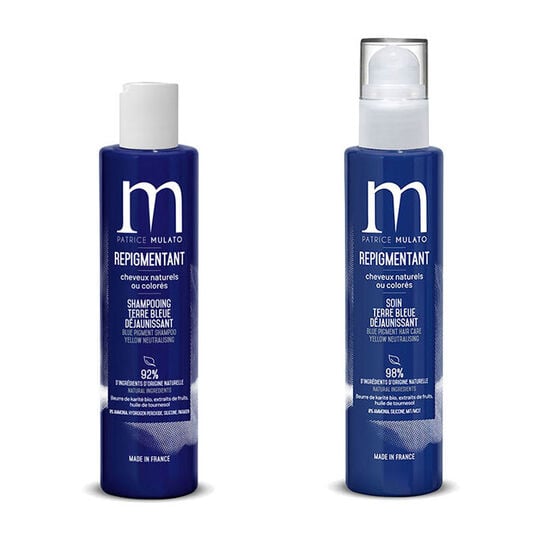 Rituel repigmentant shampooing + soin terre bleue