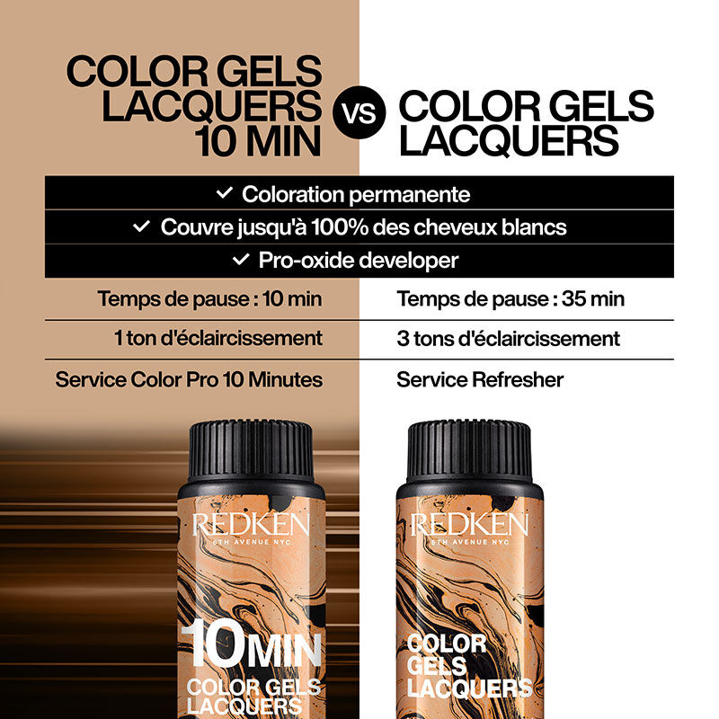 Coloration permanente Color Gels Lacquers naturel 8.0 - 8N