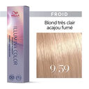 9/59 blond tr&egrave;s clair acajou fum&eacute;
