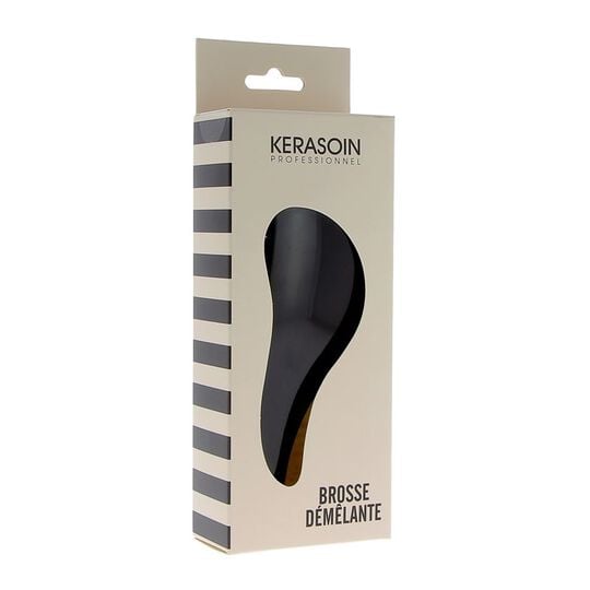 Brosse &agrave; cheveux d&eacute;m&ecirc;lante noire