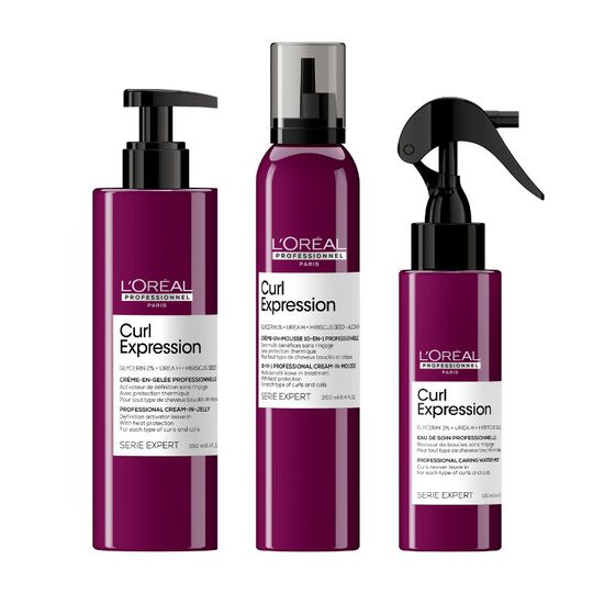 Trio coiffant pour cheveux bouclés à frisés Curl Expression