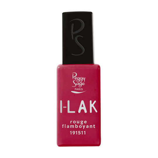 Vernis semi-permanent I-LAK rouge flamboyant
