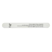 Lime &agrave; ongles 2 faces lavable 240/240 blanc, pour ongles naturels