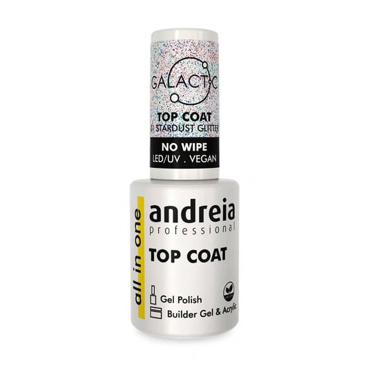 Top coat semi-permanent stardust glitter