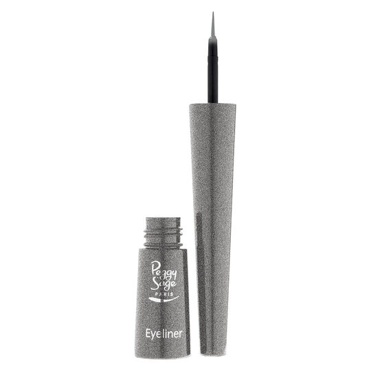Eyeliner pinceau pailleté argent