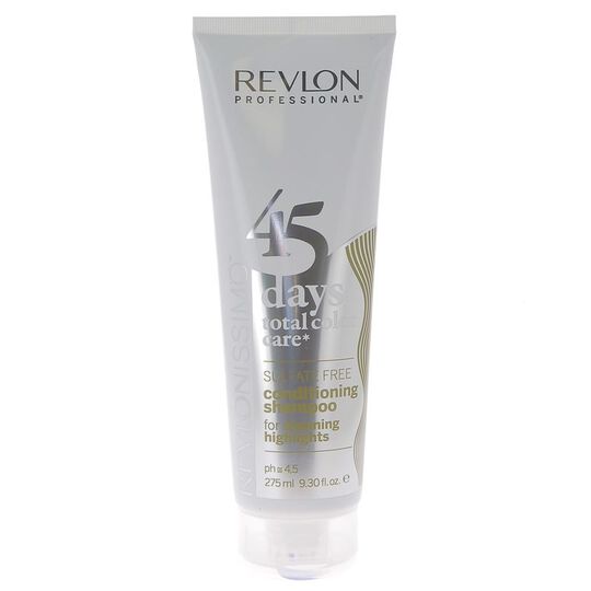 2 en 1 Shampooing et soin cheveux colorés 45 Days cendré stunning highlights