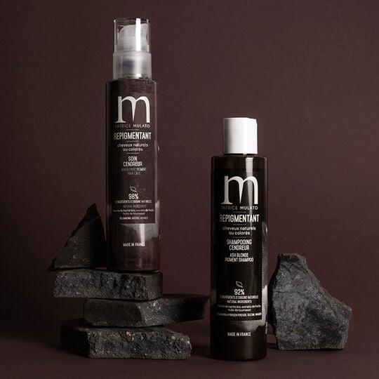 Shampooing repigmentant cheveux naturels ou colorés cendreur