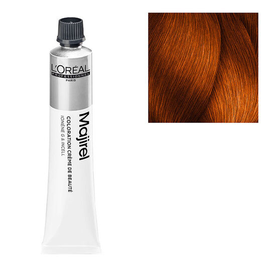 Coloration permanente Majirel 6.45 blond foncé cuivré acajou