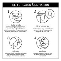 Faux ongles xpress/on extra opicing