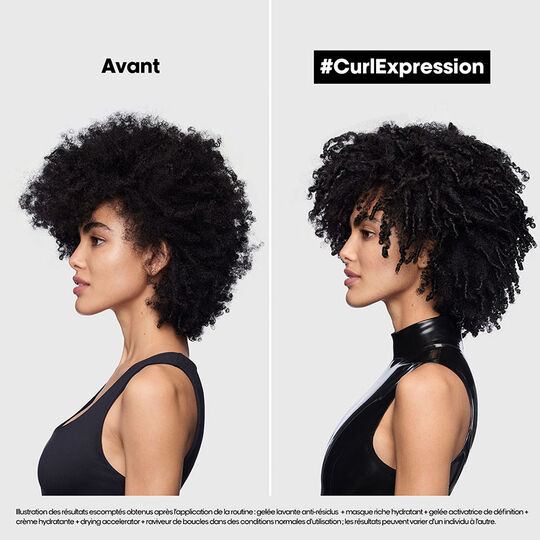 Gelée lavante anti-résidus pour cheveux bouclés ou crépus Curl Expression 300ml