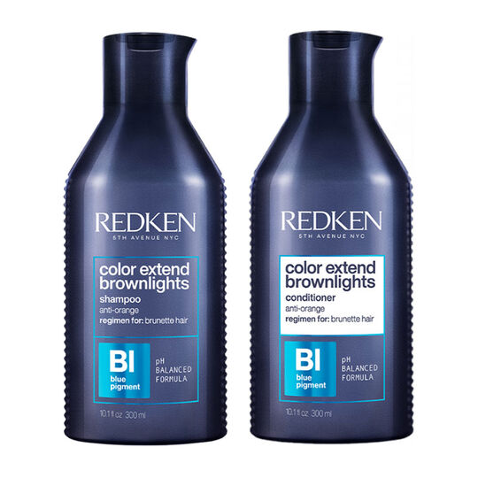 Le rituel Color Extend Brownlights pour cheveux bruns