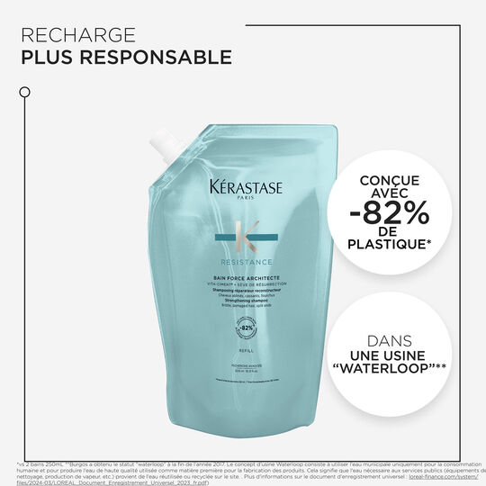 Bain Force Architecte Résistance recharge 500 ml