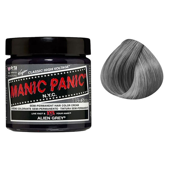 Coloration semi-permanente Manic Panic alien grey