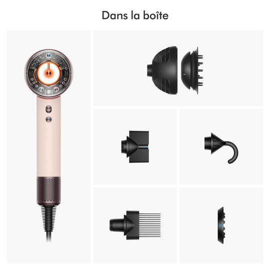 Sèche-cheveux Supersonic Nural cheveux bouclés frisés