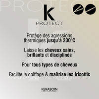 Thermo-protecteur à la kératine pour fer à lisser ou boucler K Protect