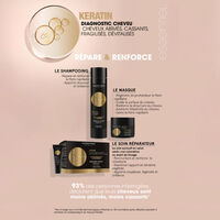 Rituel r&eacute;parateur shampooing et masque Essentiel Keratin shampooing 250ml + masque 150ml