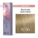 8/36 blond clair dor&eacute; violine