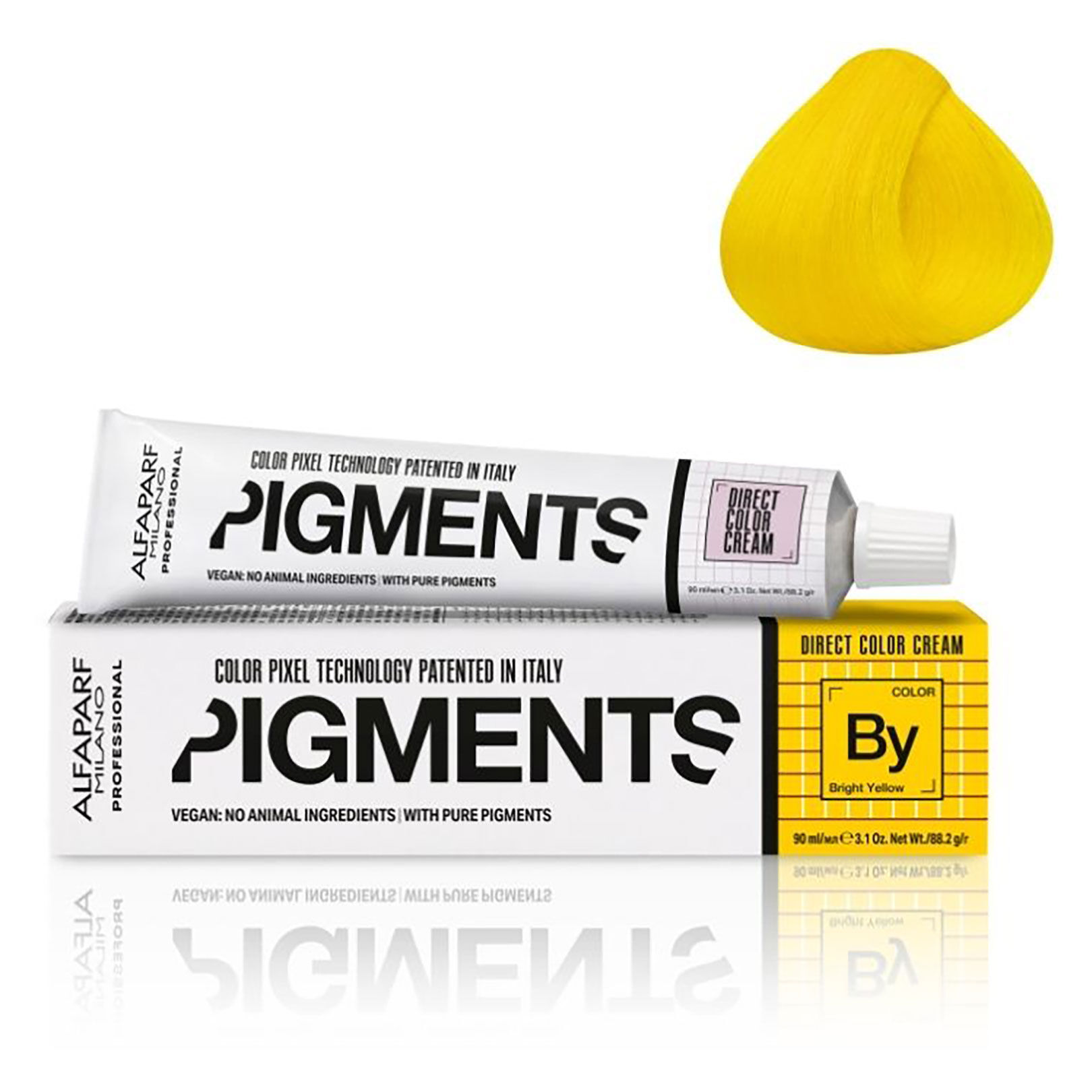 Coloration directe Pigments bright yellow