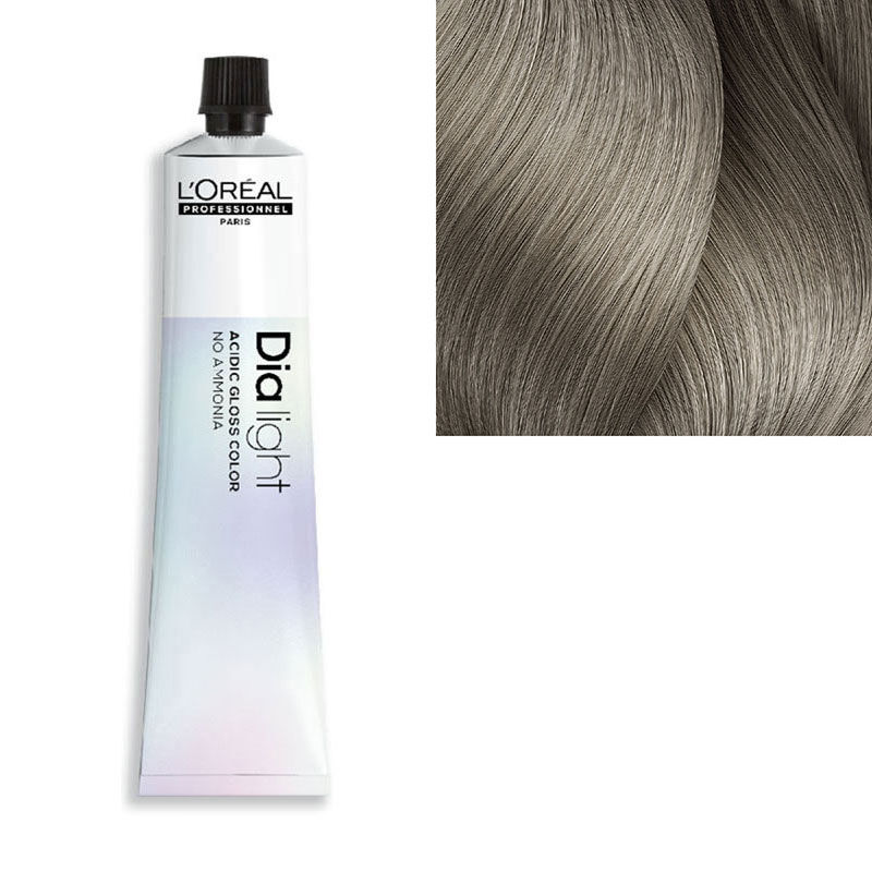 Coloration ton sur ton Dialight 9.18 milkshake blond tr&egrave;s clair cendr&eacute; moka