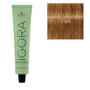 Coloration Igora Zero Amm 7-60 blond cover chocolat