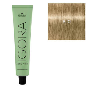 Coloration Igora Zero Amm 8-0 blond clair naturel