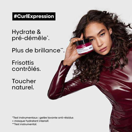 Masque hydratant intensif pour cheveux bouclés Curl Expression 500ml