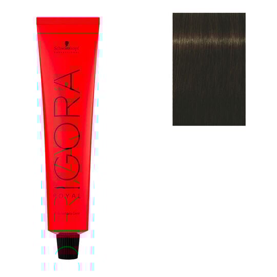 Coloration permanente Igora Royal 4-63 châtain chocolat mat
