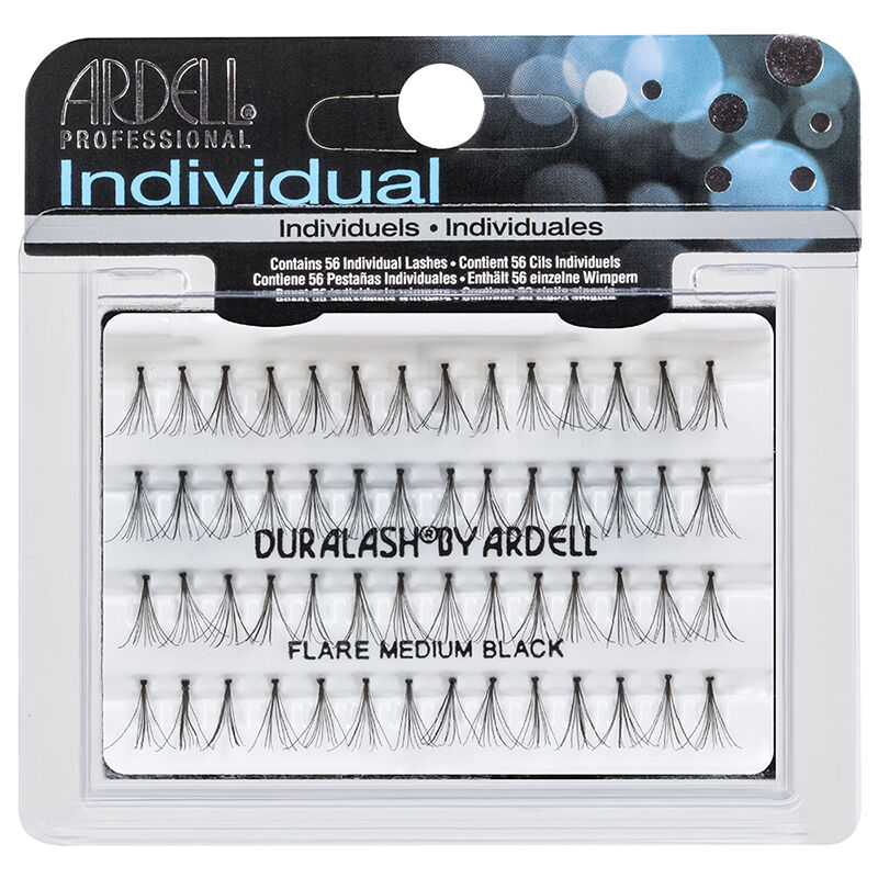 Faux-cils individuels en touffes m&eacute;dium