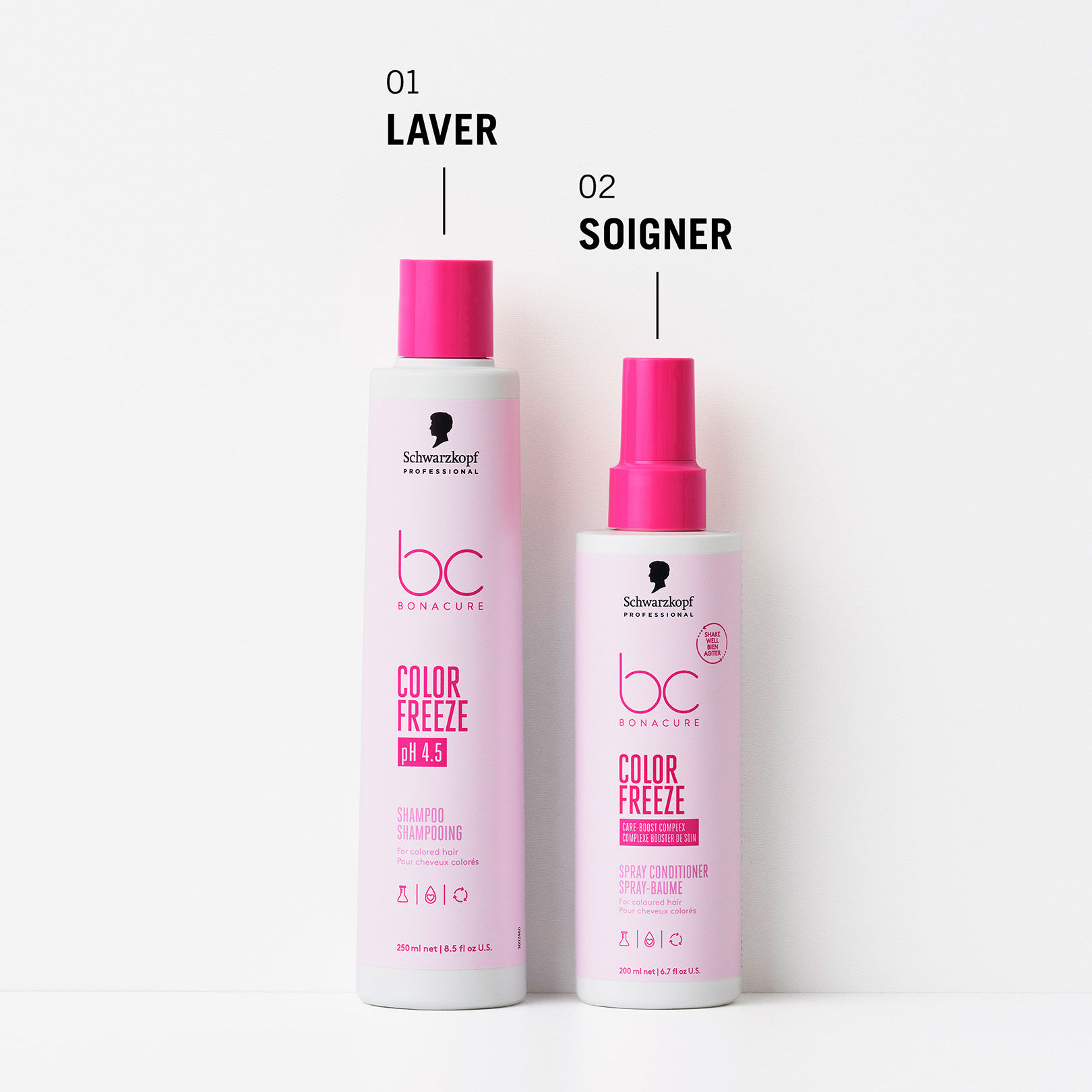 Shampooing pour cheveux color&eacute;s BC Color Freeze 1000ml