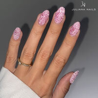Vernis semi-permanent Gel Lack glitter mosaic