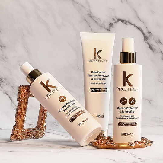Crème thermo-protectrice à la kératine K Protect