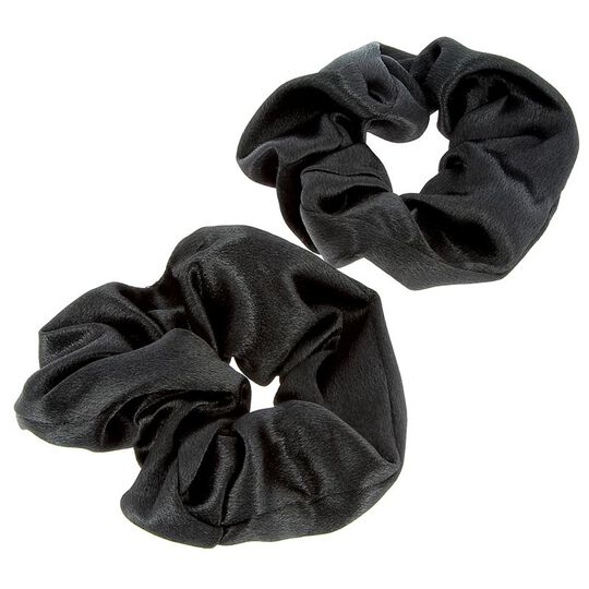 Chouchous satin&eacute;s x 2 noir