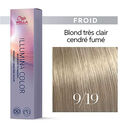 9/19 blond très clair cendré fumé
