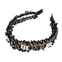 Serre-tête tissu et perles