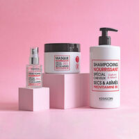 Rituel cheveux secs et abimés shampooing et masque