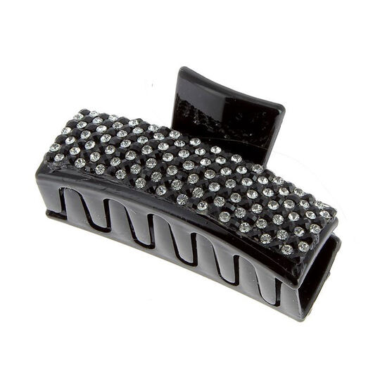 Pince croco strass carrée