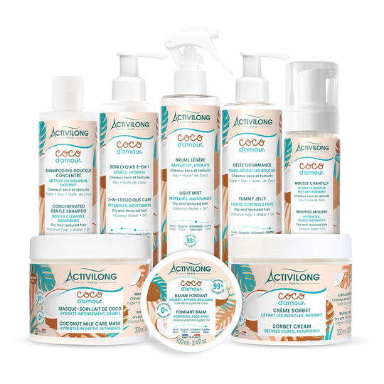 Shampooing douceur cheveux secs et textur&eacute;s Coco d'amour