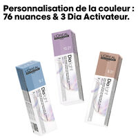 Coloration ton sur ton Dia light Hyaluronic 10.24 milkshake iris&eacute; cuivr&eacute;