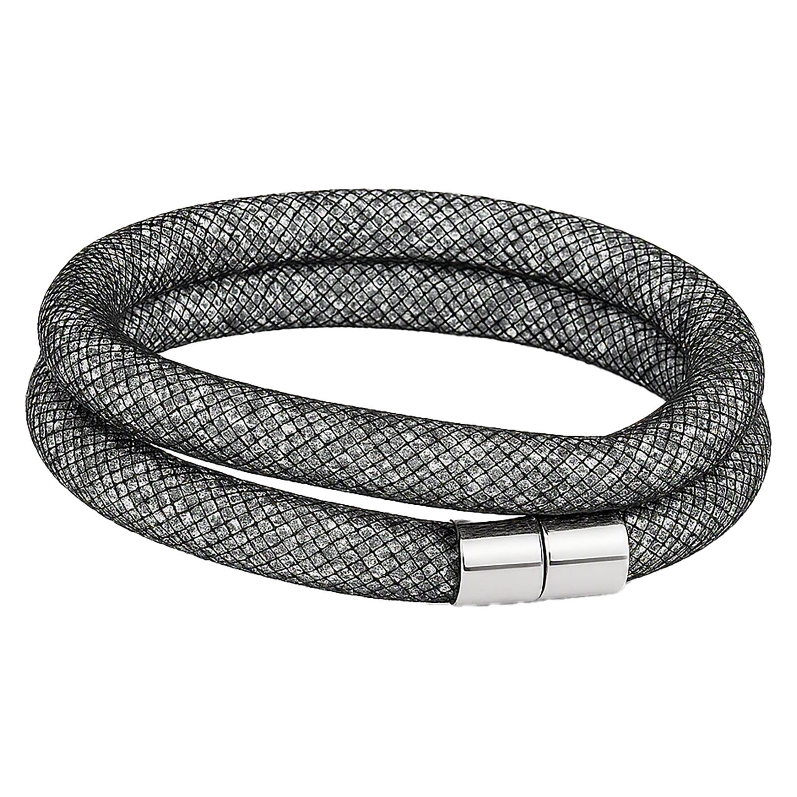 Bracelet strass filet double noir