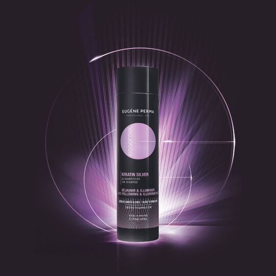 Shampooing déjaunisseur Essentiel Keratin Silver