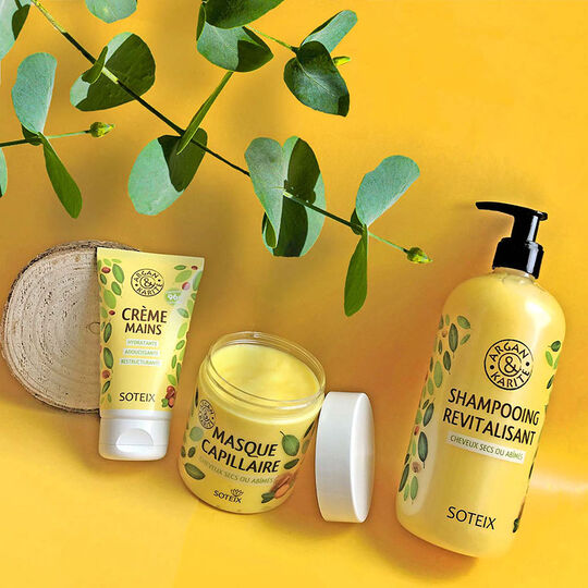 Masque capillaire pour cheveux secs ou abîmés Argan & Karité 250ml
