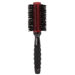 Brosse ronde à brushing sanglier et picots 28mm