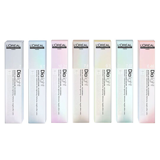 Coloration ton sur ton Dialight Acidic Gloss Color 10.13 milkshake glacé doré