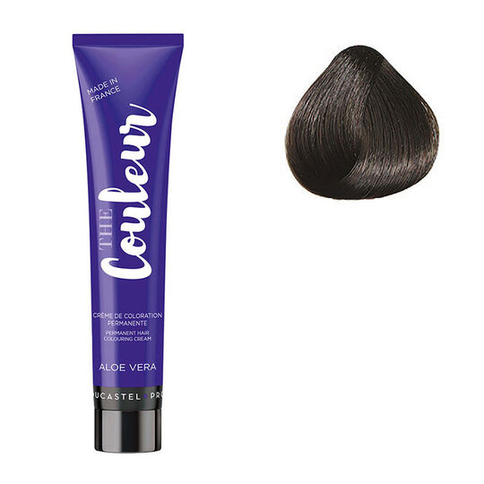 Coloration permanente The Couleur 4.15 ch&acirc;tain cendr&eacute; acajou