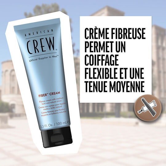 Crème fibreuse de fixation