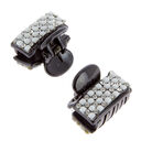 Strass blancs et perles